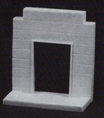 Tiled Hearth (bedroom style)