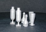 2 Pair Vases & 1 Pair Urn Vases