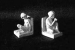 Bookends - Fawn and Girl