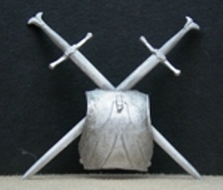 Wall Armour with two swords