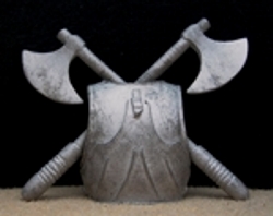 Wall Armour with two axes