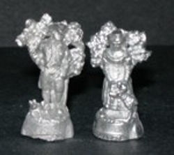 Pair of 'Staffordshire Flatback' style figurines