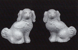 Pair of 'Staffordshire' Dogs