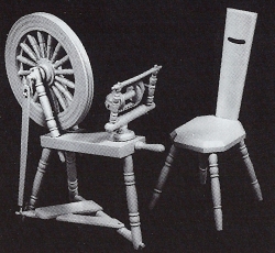 Arkwright Type Spinning Wheel