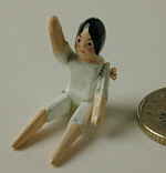 Wooden doll - jointed