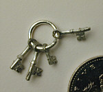 4 keys on a ring