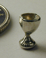 Goblet 1/24 scale ( white metal )