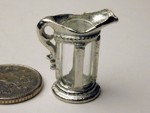Mounted glass jug
