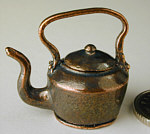 KETTLES AND COOKWARE COPPER PLATED 1/12th Scale